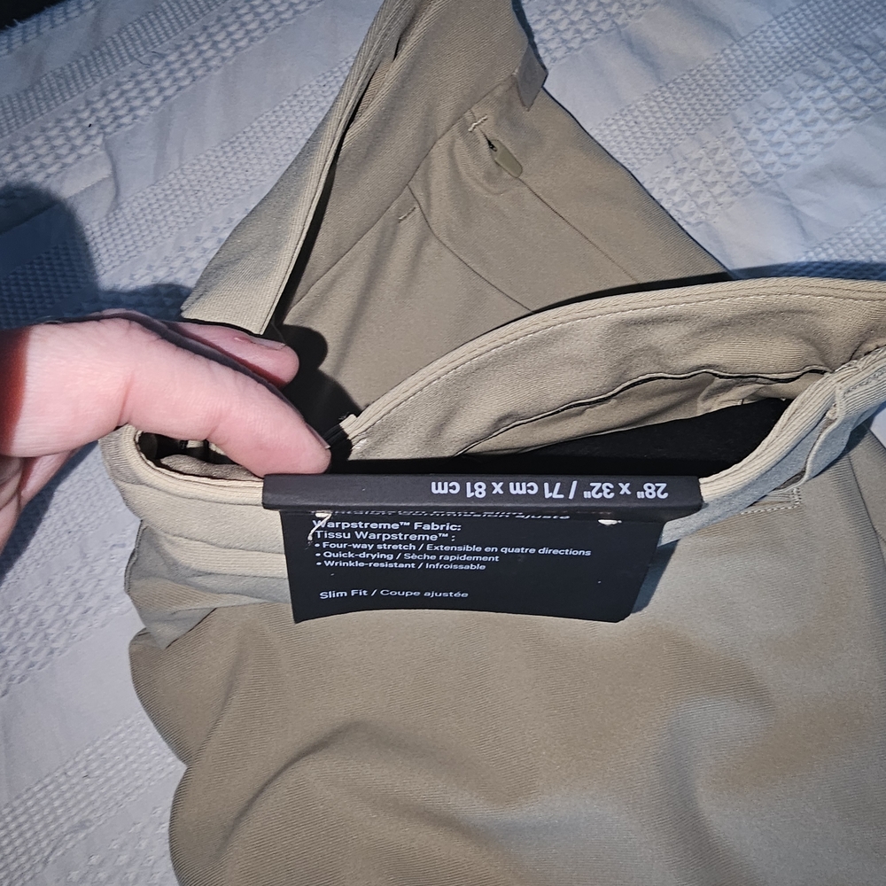 lululemon athletica Men's Slim Fit Khaki Chinos